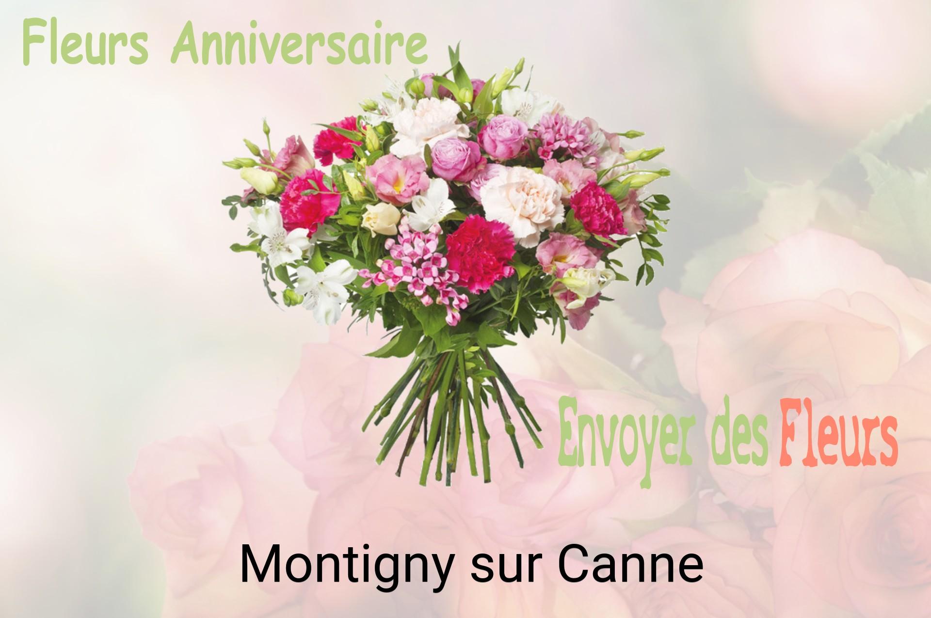 Bouquet de fleurs d’anniversaire livré à Montigny-sur-Canne